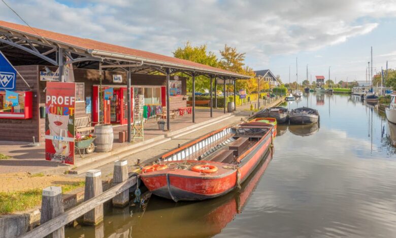 Vertrekhaventje van het Kameleondorp in Terherne © Martien van Gaalen - Shutterstock.com