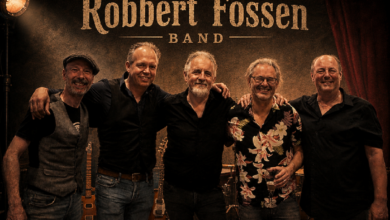 Robbert Fossen Band tijdens een bluesoptreden, onderdeel van Berkum Blues Night 2026 in Zwolle